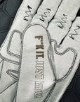 Motorcycle Glove Protective Domino Leather White