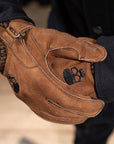 Motorcycle Glove Protective Leather Musket Brown
