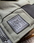Motorcycle Jacket Protective Textile Alpha Bomber Green | Armored AAA