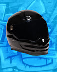 Motorcycle Helmet Reaper Black Fiberglass | DOT & ECE