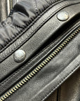 Motorcycle Cut Reaper Leather Black