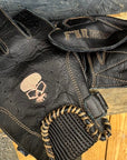 Motorcycle Glove Protective Snatch Leather Black