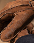 Motorcycle Glove Protective Leather Musket Brown