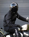 Motorcycle Jacket Protective Textile Rascal Bomber Black | Armored AAA