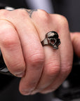 BOBHEAD Black Skull Ring