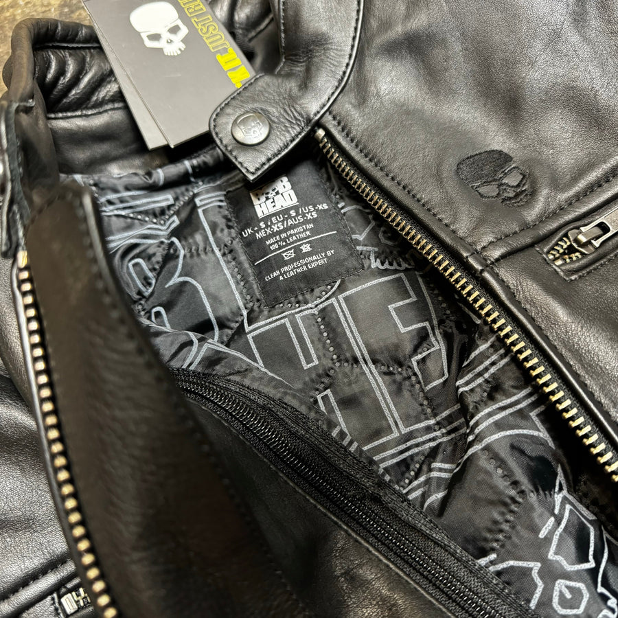 Leather Motorcycle Jacket Protective Reaper | Armored AAA