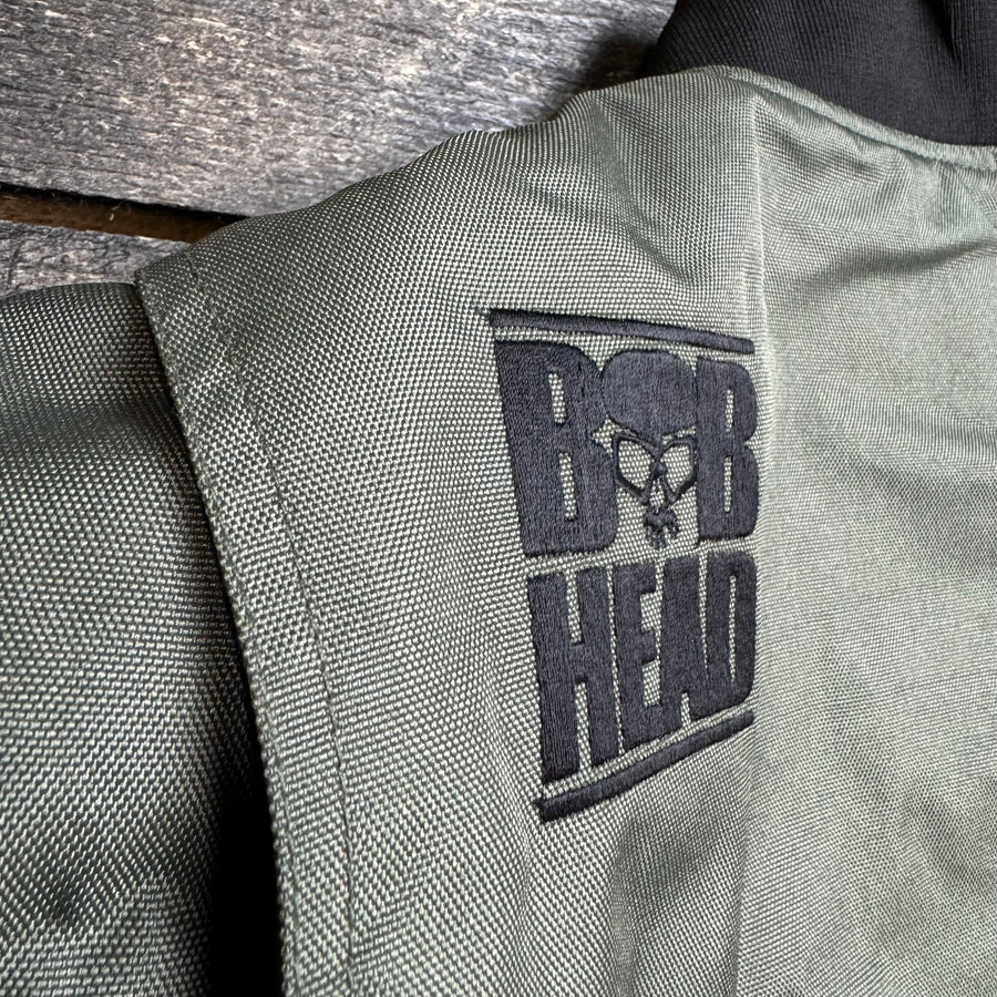 Motorcycle Jacket Protective Textile Alpha Bomber Green | Armored AAA