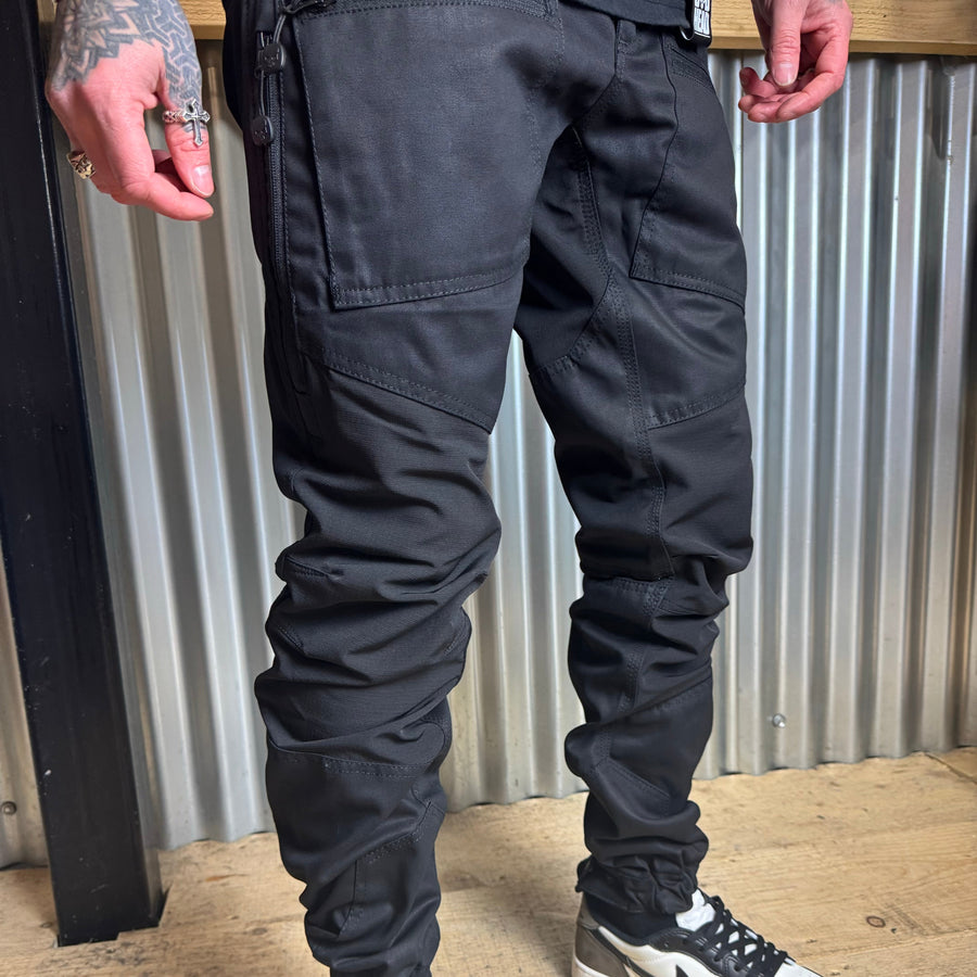 BOBHEAD Casual Cargo Combat Black