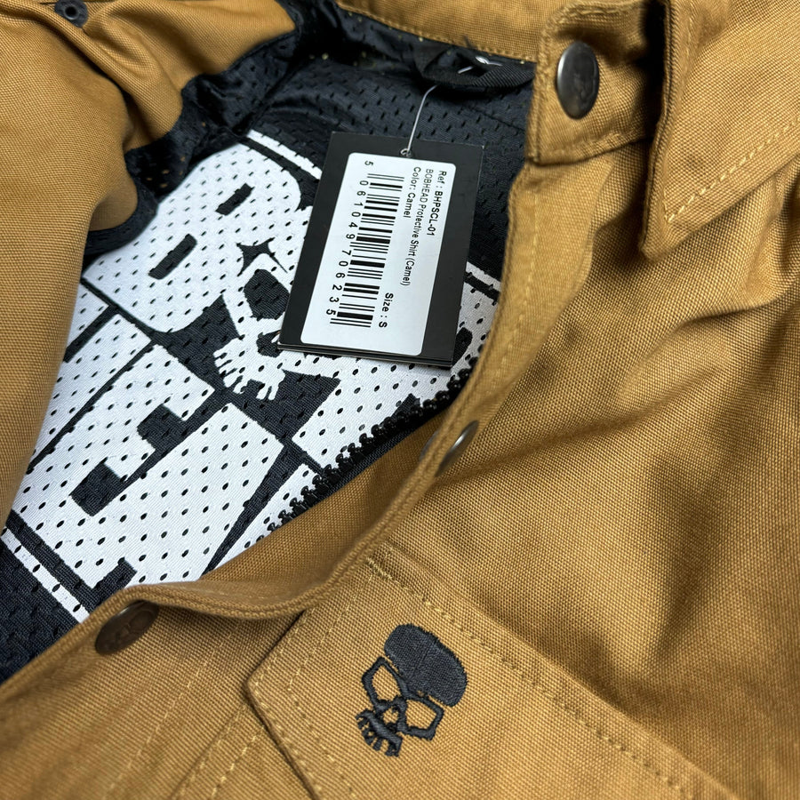 Motorcycle Protective Shirt Camel | Armored AAA