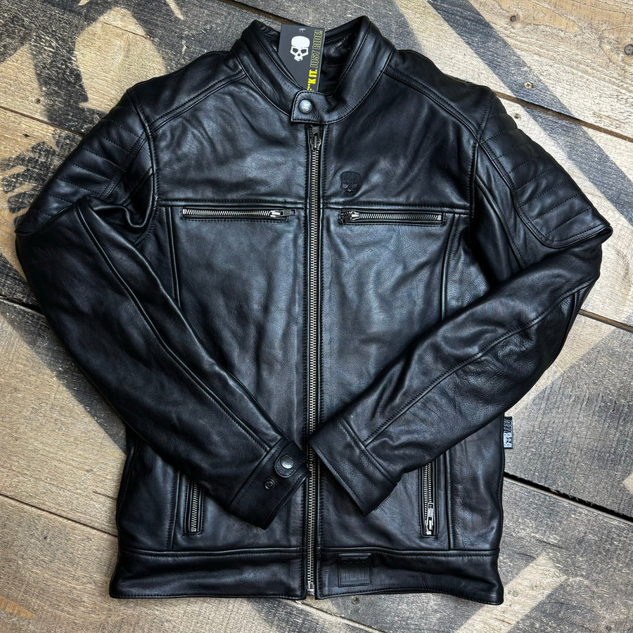 Leather Motorcycle Jacket Protective Reaper | Armored AAA