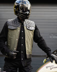 COMING SOON! Motorcycle Cut Alpha Hex Leather & Denim