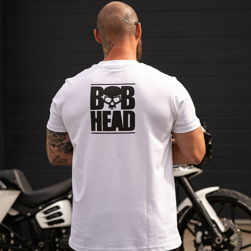 BOBHEAD OG Tech White T-Shirt