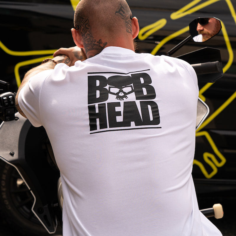 BOBHEAD OG Tech White T-Shirt