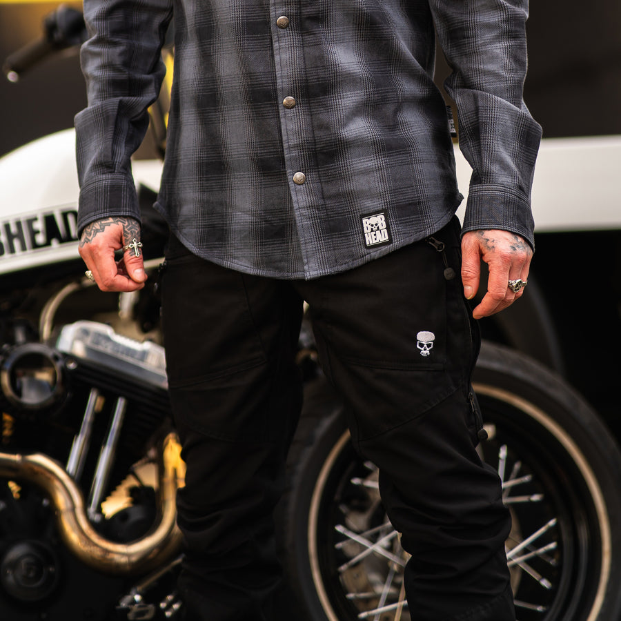 BOBHEAD Casual Cargo Combat Black