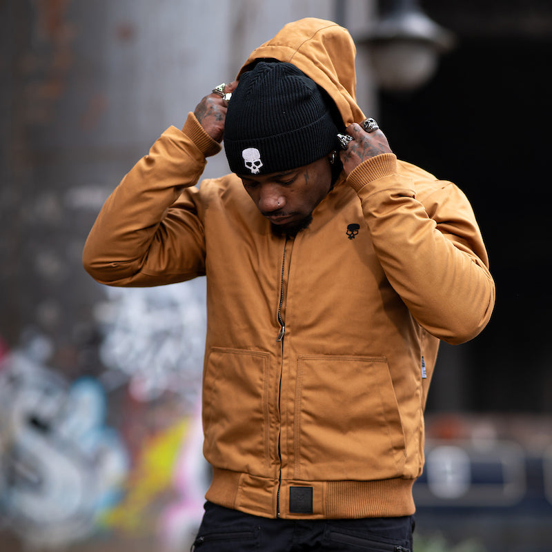 BOBHEAD Camel Casual Jacket