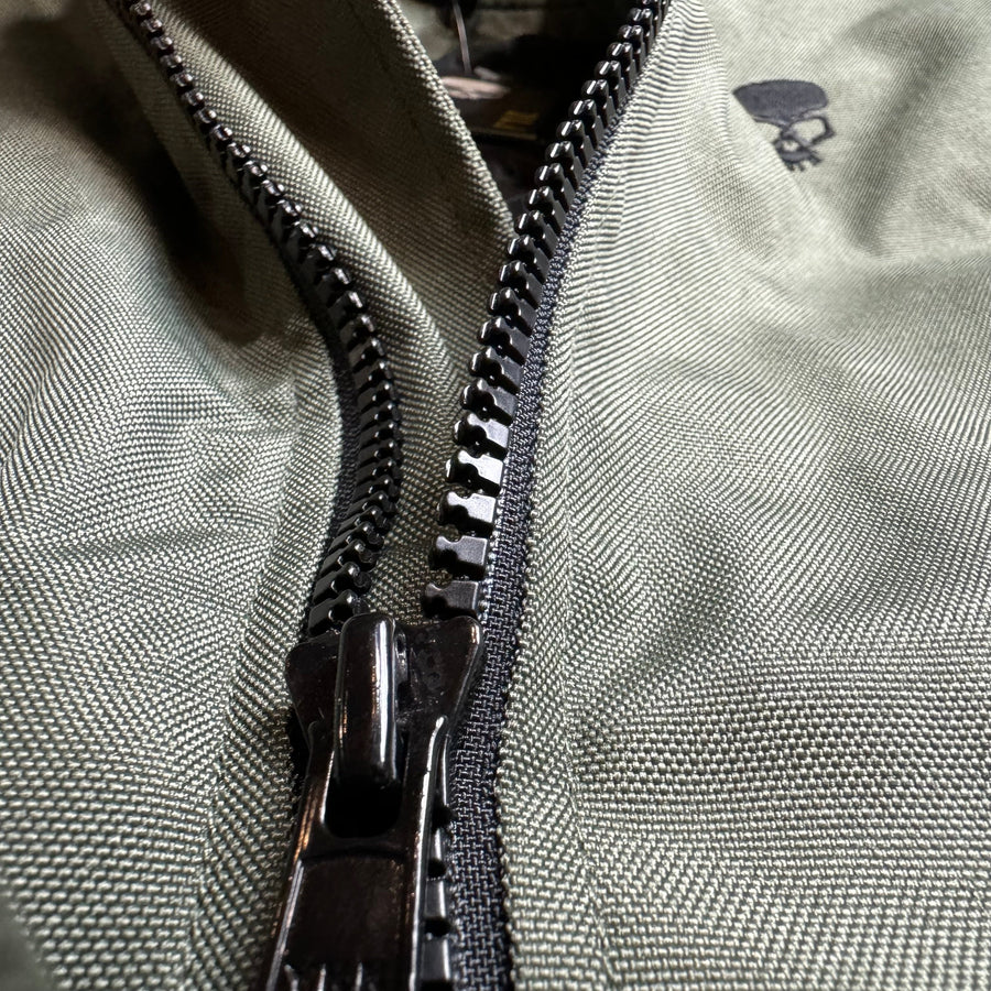 Motorcycle Jacket Protective Textile Alpha Bomber Green | Armored AAA