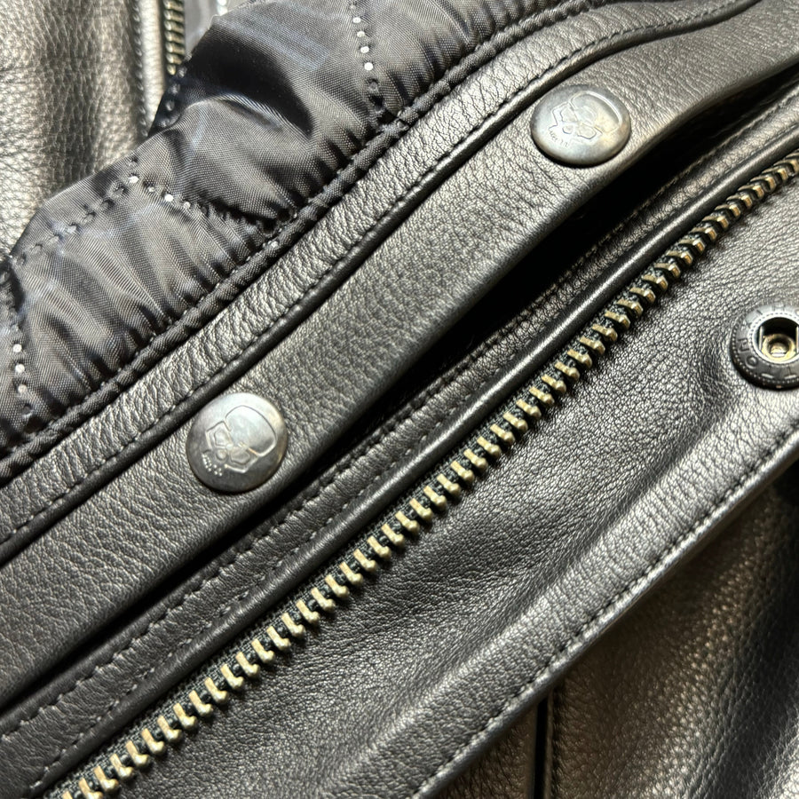 Motorcycle Cut Reaper Leather Black