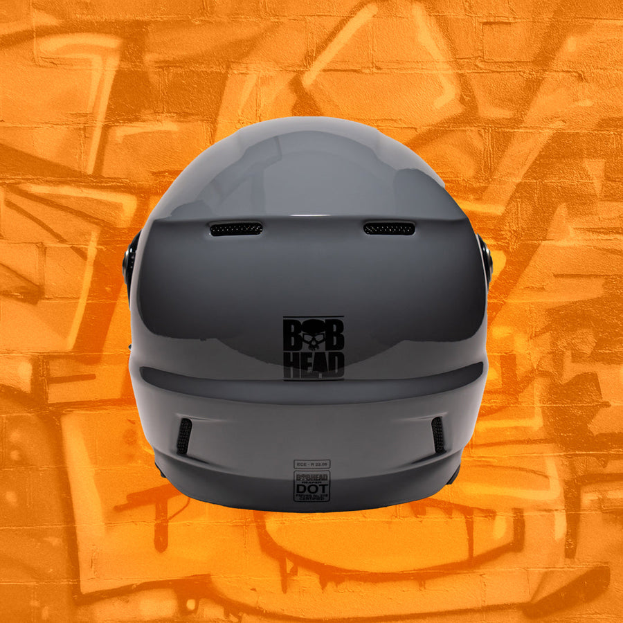 Motorcycle Helmet Reaper Grey Fiberglass | DOT & ECE