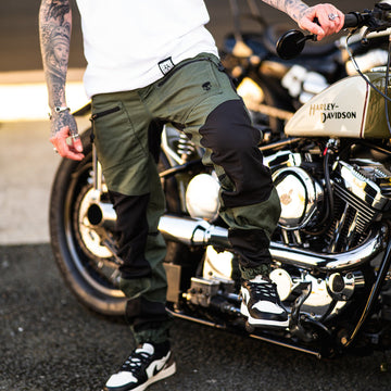BOBHEAD Casual Cargo Combats Black / Green