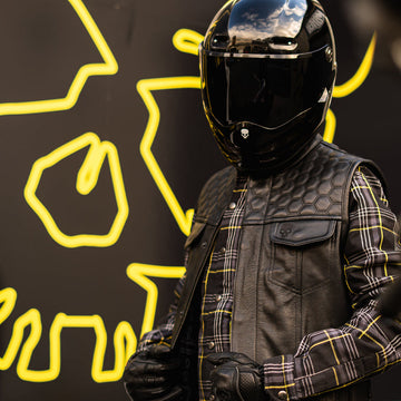 Motorcycle Cut Reaper Leather Black