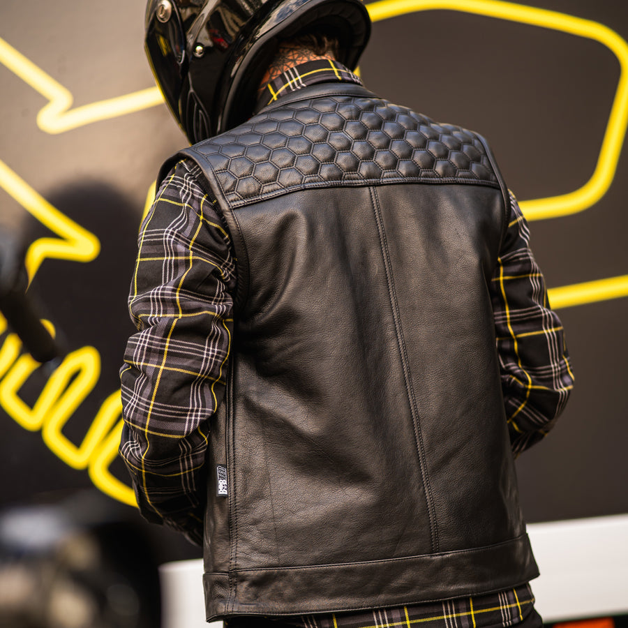 Motorcycle Cut Reaper Leather Black