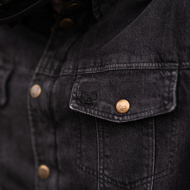 Motorcycle Protective Shirt Black Morgan | Armored AAA