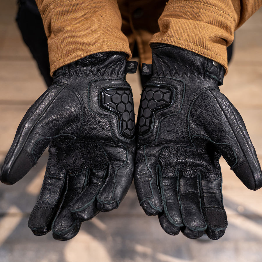 Motorcycle Glove Protective Reaper Leather