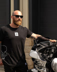 BOBHEAD Tech T-Shirt Side Skull White