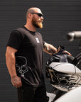 BOBHEAD Tech T-Shirt Side Skull White