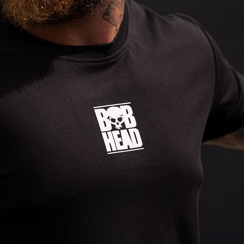 BOBHEAD Tech T-Shirt Side Skull White