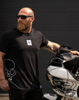 BOBHEAD Tech T-Shirt Side Skull White