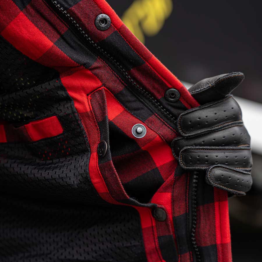 Motorcycle Protective Shirt Lumberjack-X | Armored AAA