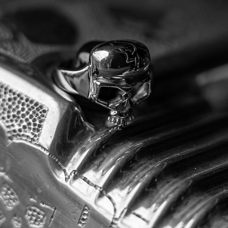 BOBHEAD Silver Skull Ring