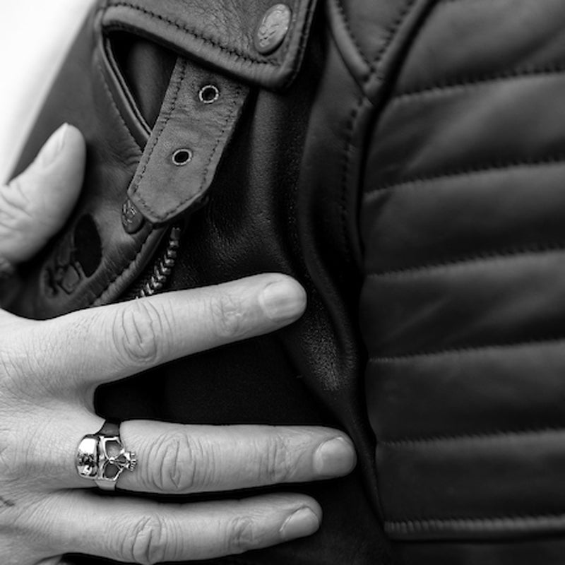 BOBHEAD Silver Skull Ring
